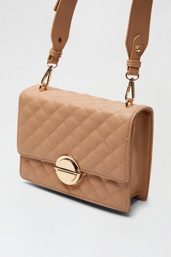 Dorothy Perkins Quilted Chunky Strap Cross Body Bag 3