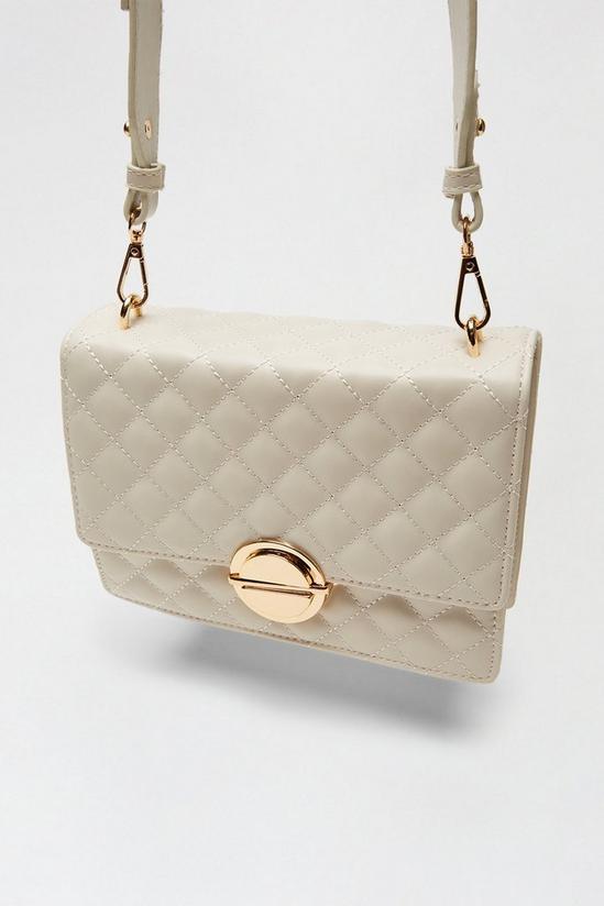 Dorothy Perkins Quilted Chunky Strap Cross Body Bag 3