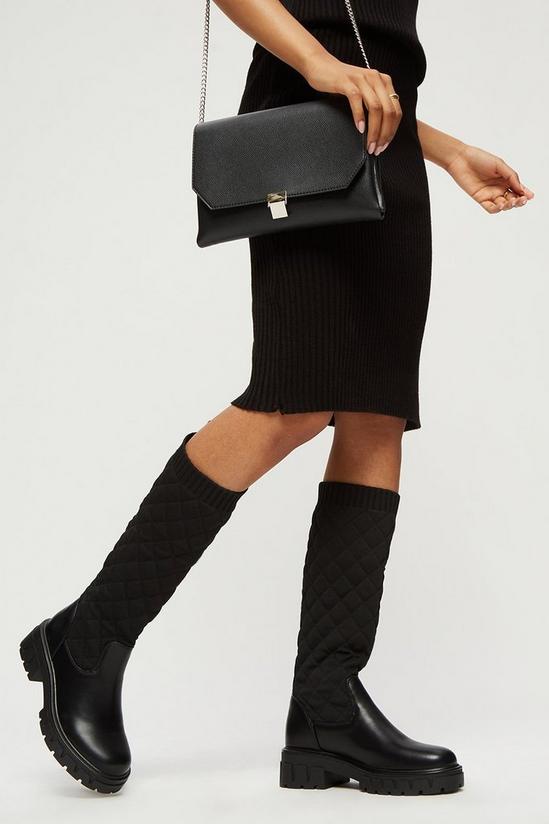 Dorothy Perkins Tori Quilted High Leg Boots 2