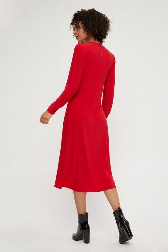 Dorothy Perkins Red Keyhole Midi Dress 3