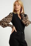 Dorothy Perkins Billie And Blossom Two In One Leopard Top thumbnail 4