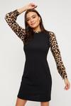 Dorothy Perkins Billie And Blossom Two In One Leopard Dress thumbnail 1