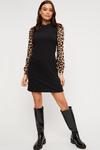 Dorothy Perkins Billie And Blossom Two In One Leopard Dress thumbnail 2