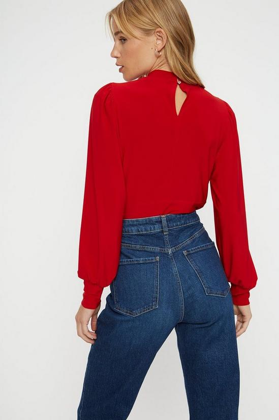 Dorothy Perkins Red Key Hole Top 3