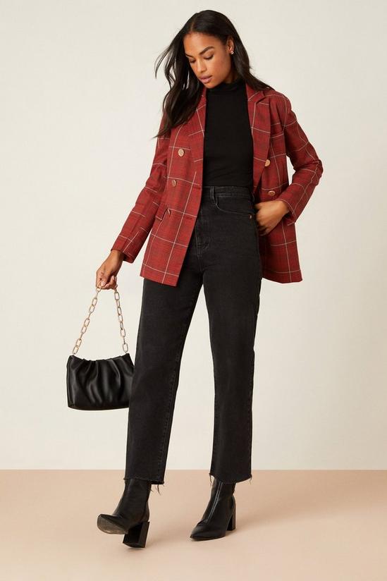 Dorothy Perkins Check Double Breasted Blazer 2