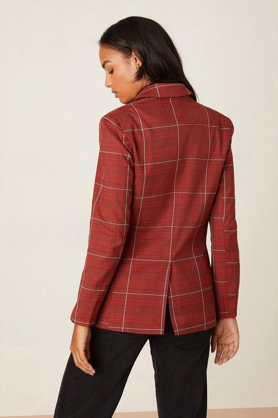 Dorothy Perkins Check Double Breasted Blazer 3