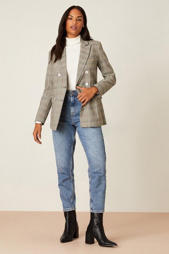 Dorothy Perkins Check Double Breasted Blazer 2