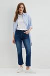 Dorothy Perkins Heart Embroidered Pocket Mid wash jeans thumbnail 1