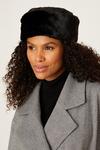 Dorothy Perkins Quilted Fur Hat thumbnail 1