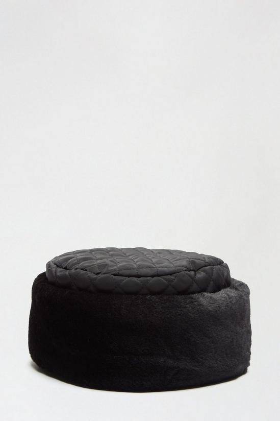 Dorothy Perkins Quilted Fur Hat 2