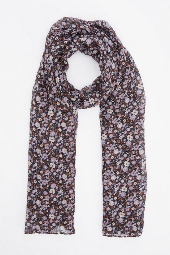 Dorothy Perkins Blues Floral Scarf 1