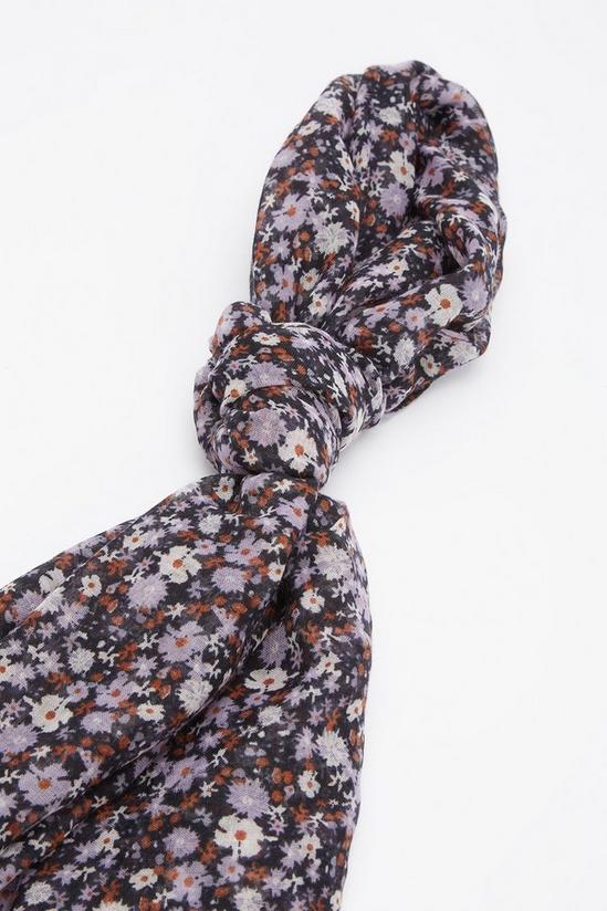 Dorothy Perkins Blues Floral Scarf 3