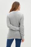 Dorothy Perkins Maternity Textured Sleeve Knitted Jumper thumbnail 3