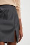 Dorothy Perkins Black Faux Leather Mini Skirt thumbnail 4