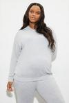 Dorothy Perkins Maternity Grey Soft Touch Hoodie thumbnail 1