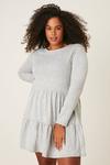 Dorothy Perkins Curve Soft Touch Tiered Mini Dress thumbnail 1