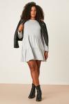 Dorothy Perkins Curve Soft Touch Tiered Mini Dress thumbnail 2