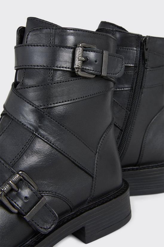 Good For the Sole Good For The Sole: Rowan Double Strap Leather Biker Boots 4