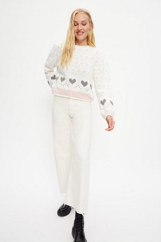 Dorothy Perkins Heart Chunky Knitted Jumper 2
