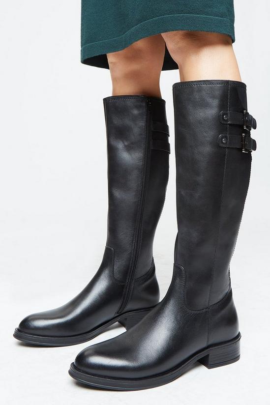 Dorothy Perkins Leather Tallia Buckle Strap Boots 2