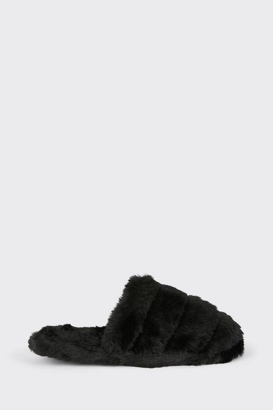 Dorothy Perkins Harbour Faux Fur Slippers 2