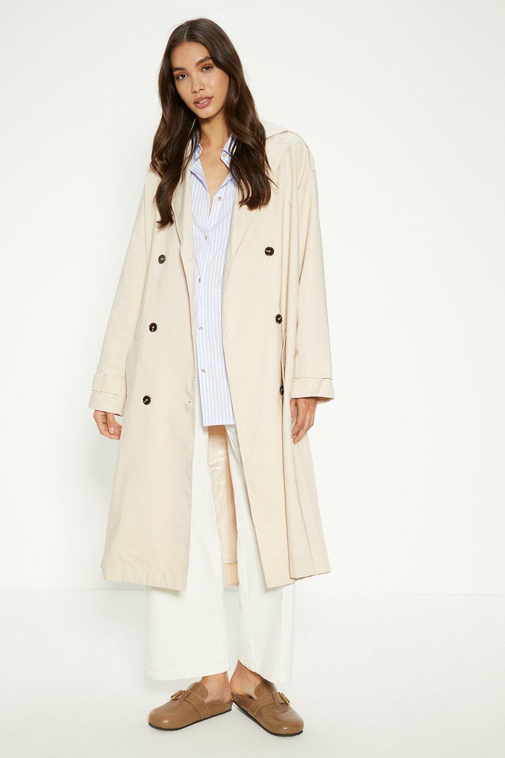 Oasis belted outlet coat