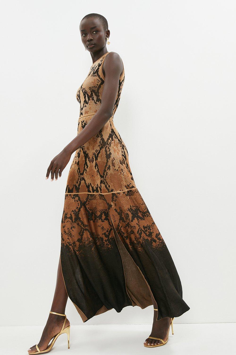 Snake print dress online