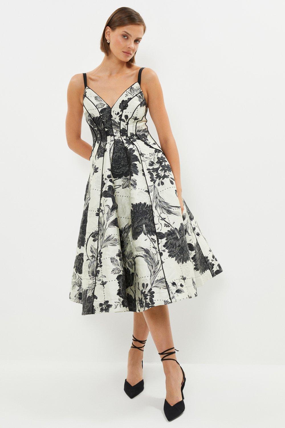 Coast martha store jacquard dress