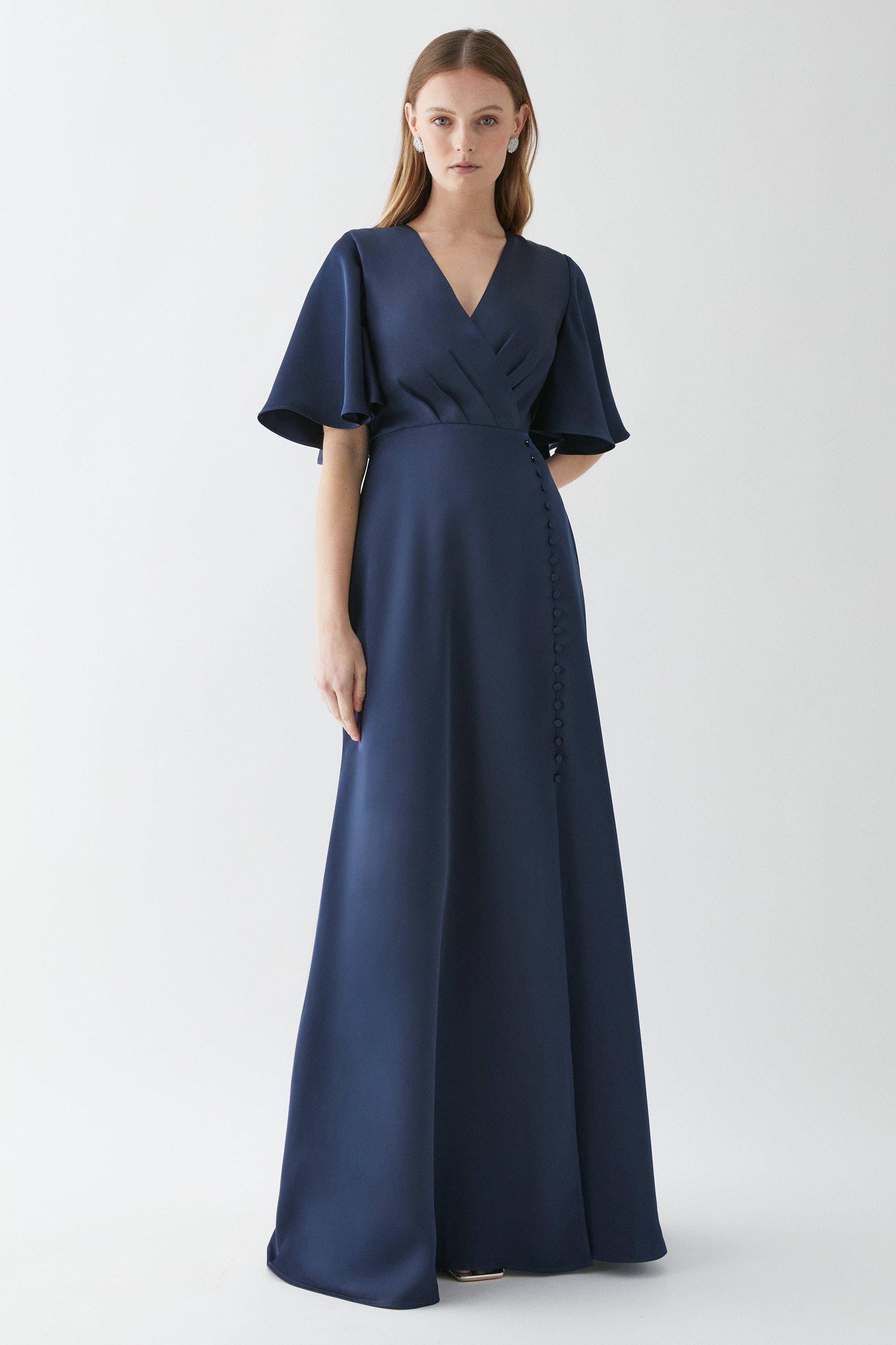 Dorothy perkins navy hot sale bridesmaid dress