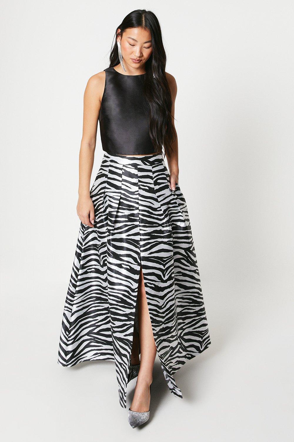 Dorothy perkins 2025 zebra print skirt