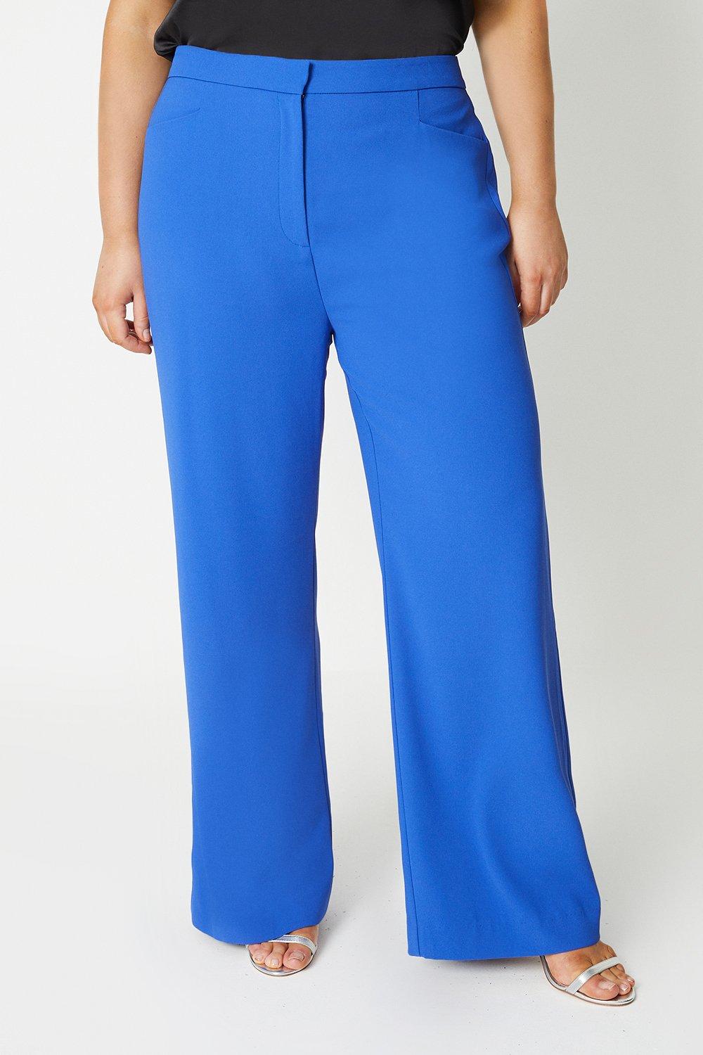 Plus size best sale royal blue pants