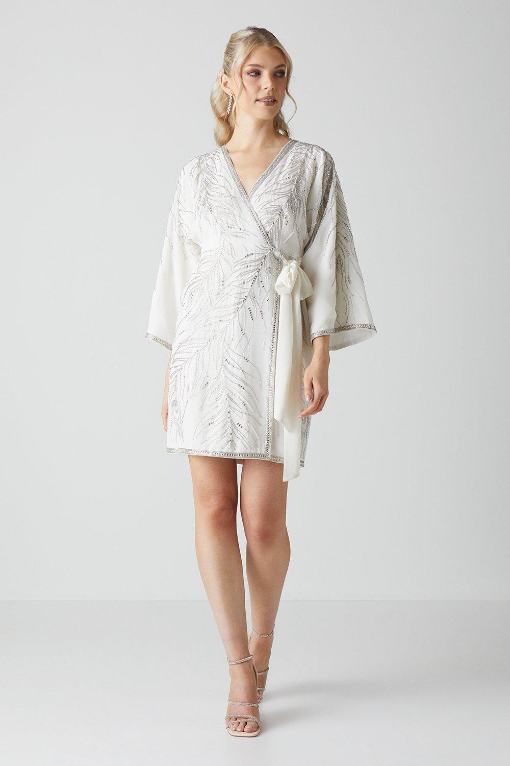 Lipsy mirror shop kimono sleeve dress