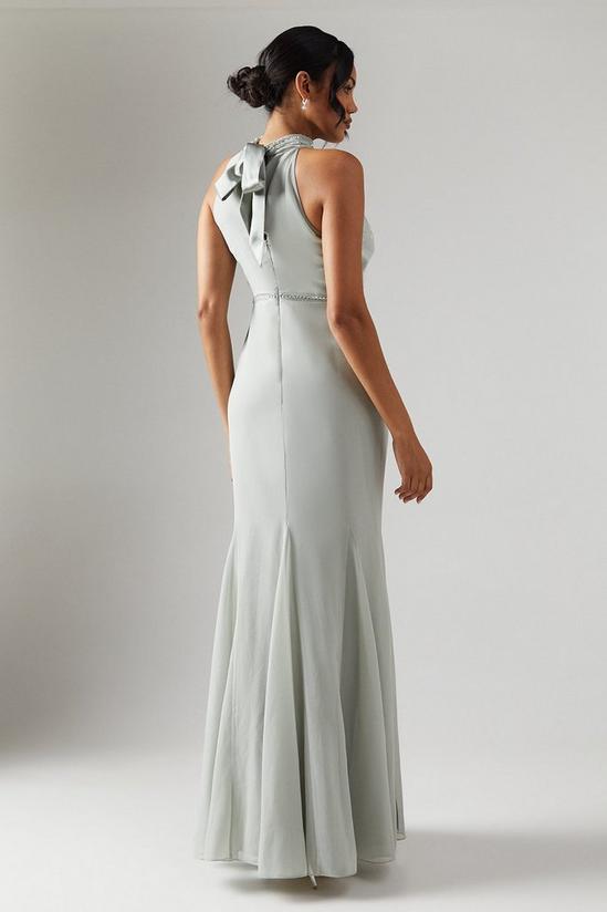 Dresses | Halterneck Chiffon Embellished Bridesmaids Dress | Coast