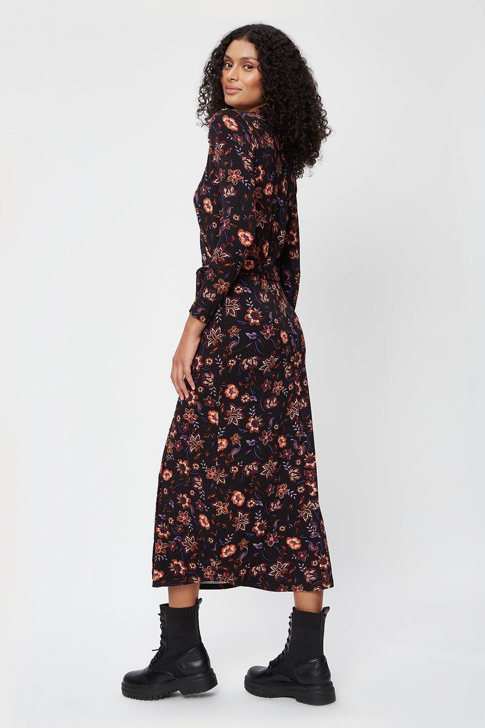 Dorothy perkins pink hot sale floral dress