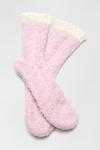 Dorothy Perkins Pink Fluffy Lounge Socks thumbnail 2