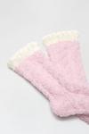 Dorothy Perkins Pink Fluffy Lounge Socks thumbnail 3