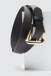 Dorothy Perkins Silver And Gold Metal Overlap Buckle Belt thumbnail 3