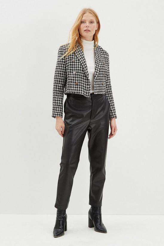Dorothy Perkins Double Breasted Dogtooth Cropped Blazer 2