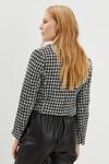 Dorothy Perkins Double Breasted Dogtooth Cropped Blazer thumbnail 3