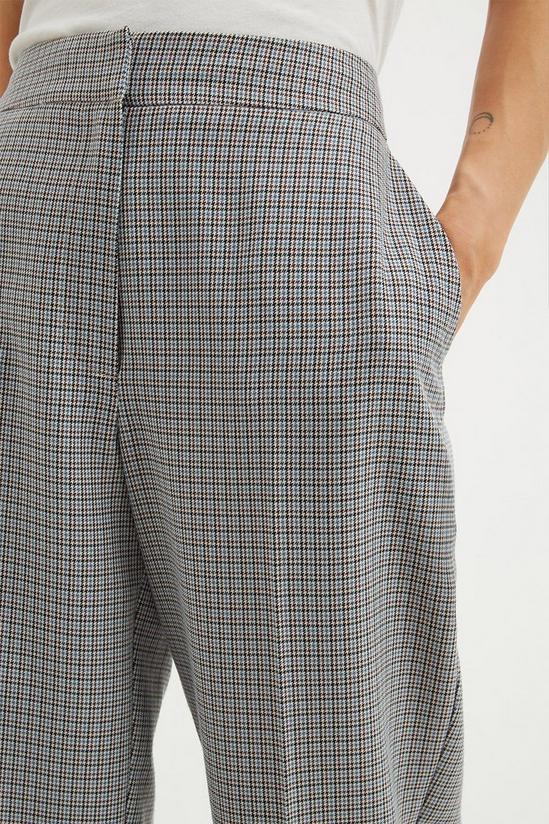 Dorothy Perkins Petite Dogtooth High Waisted Trousers 4