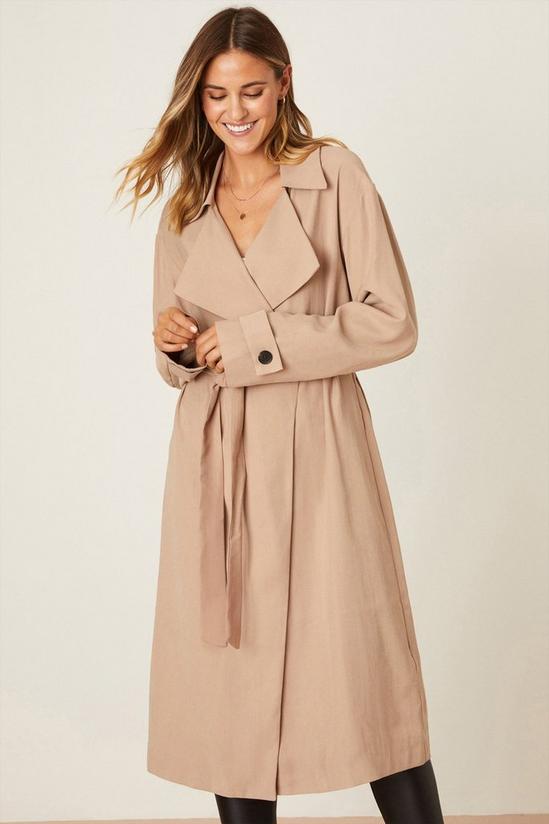 Dorothy Perkins Long Duster Light Weight Trench Coat 1