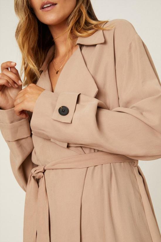 Dorothy Perkins Long Duster Light Weight Trench Coat 4