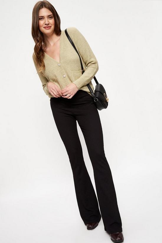 Dorothy Perkins Tall Black Flare Trousers 2