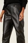 Dorothy Perkins Faux Leather Joggers thumbnail 4