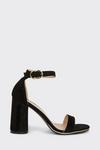 Dorothy Perkins Wide Fit Smooth Block Heel Sandals thumbnail 2