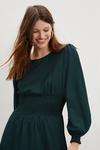 Dorothy Perkins Long Sleeve Textured Midi Dress thumbnail 4