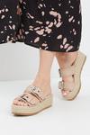 Dorothy Perkins Wide Fit Riley Double Buckle Wedges thumbnail 1
