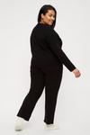 Dorothy Perkins Curve 2 Piece Knitted Loungewear Set thumbnail 3