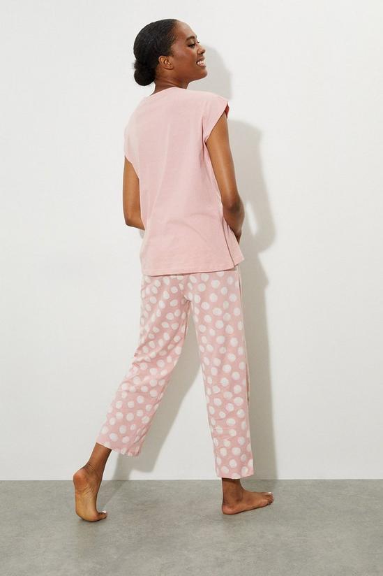 Dorothy Perkins Tall Pink Hello Weekend Pyjama Trouser Set 3