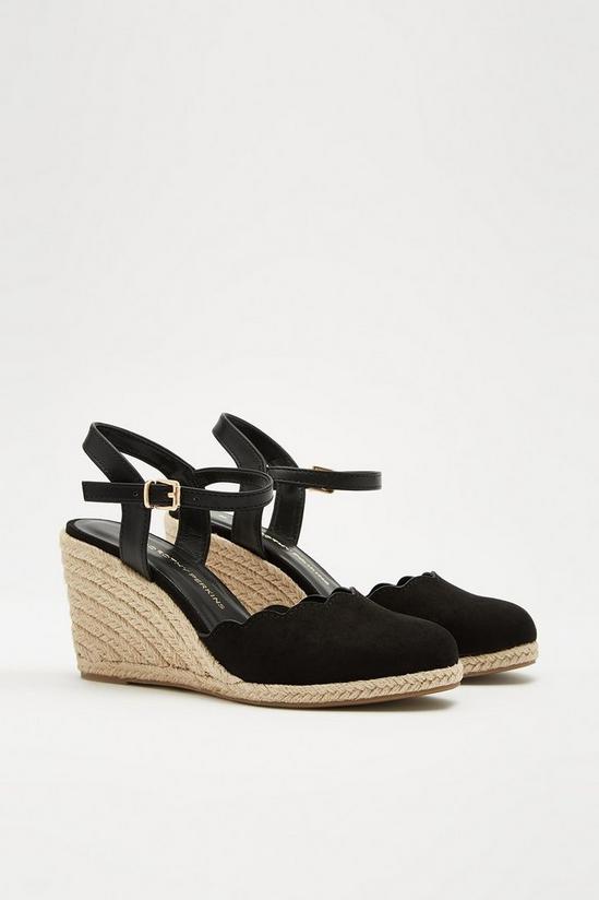 Dorothy Perkins Rue Scalloped Espadrille Wedges 4